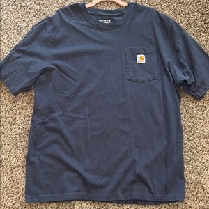 Carhartt Dark Blue Tee with Pocket